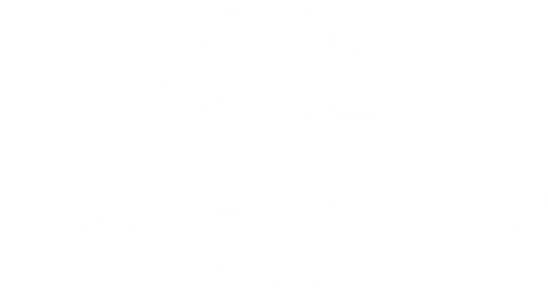 logo transhumation białe