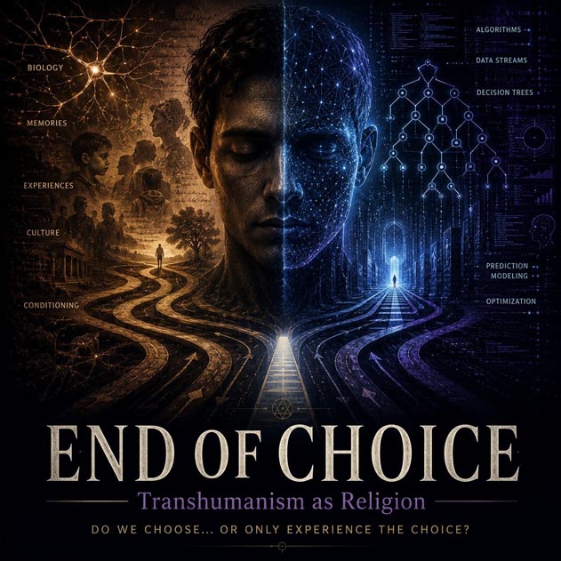 Transhumanism as the Last Religion: End of Choice — Is Free Will an Illusion?