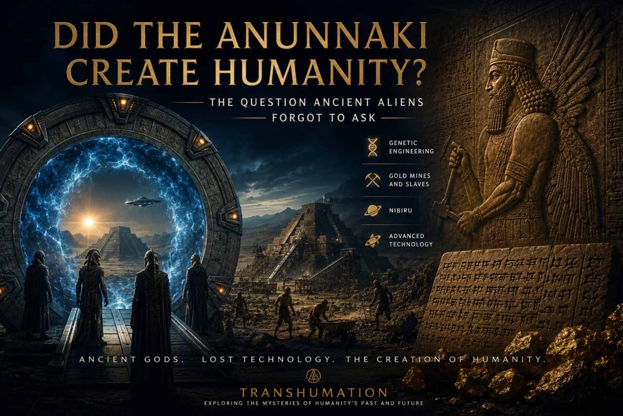 Did the Annunaki create Humanity Transhumation Article Cover Forgotten Religion