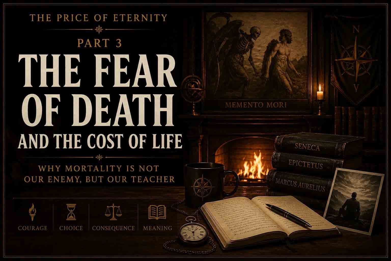 Fear of Death Cost of Life Transhuamtion Article Cover Stereo History