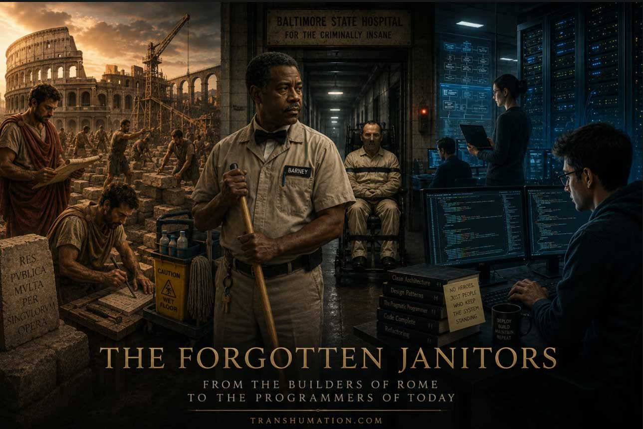 Forgottern Janitors Geometry of Meaning Transhumation Article cover