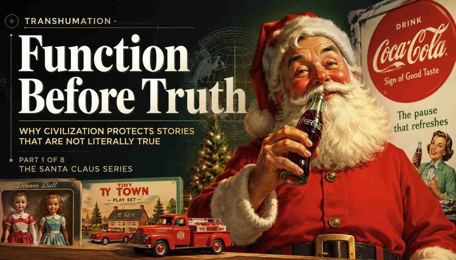Function Before Truth Why Civilization Protects Stories The LAst Religion Transhumation Article Cover