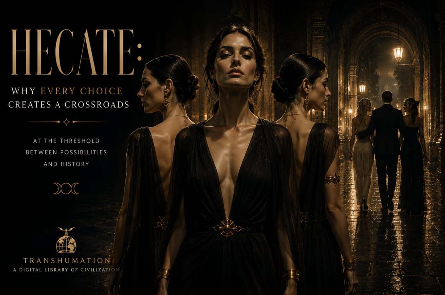 Hecate why every choice creates a crossroads Transhumation Article cover