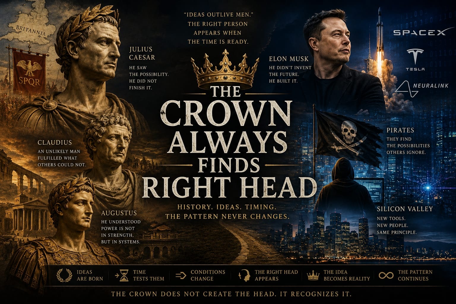 The Crown Always Finds the Right Head Stereo History Artivle Cover Transhumation