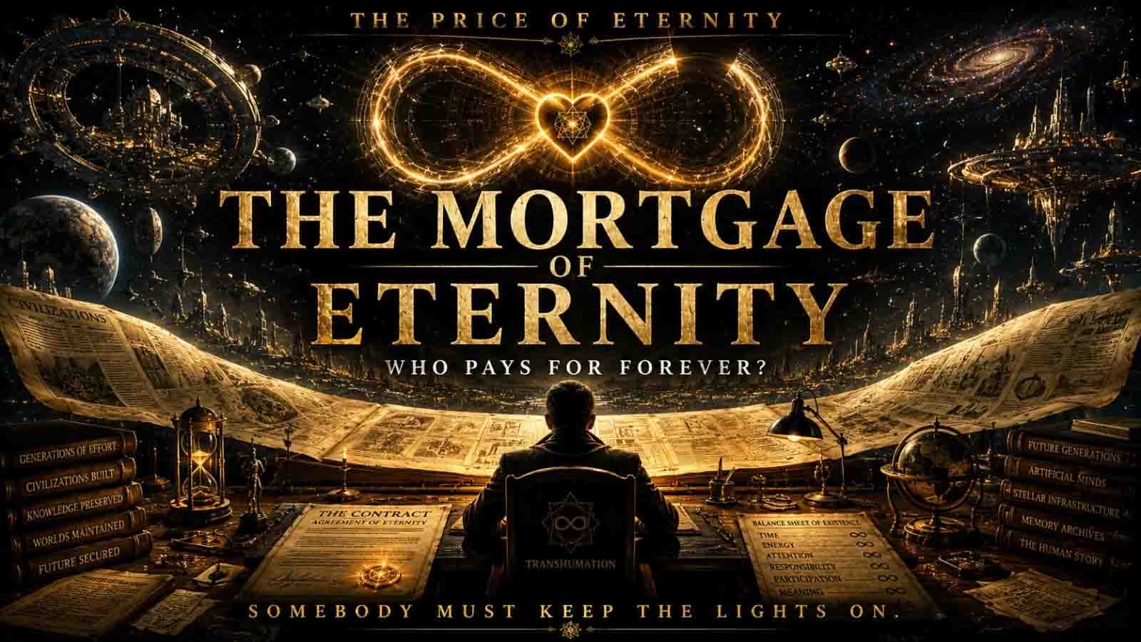 The Mortgage of Eternity Stereo History Transhumation Article Cover