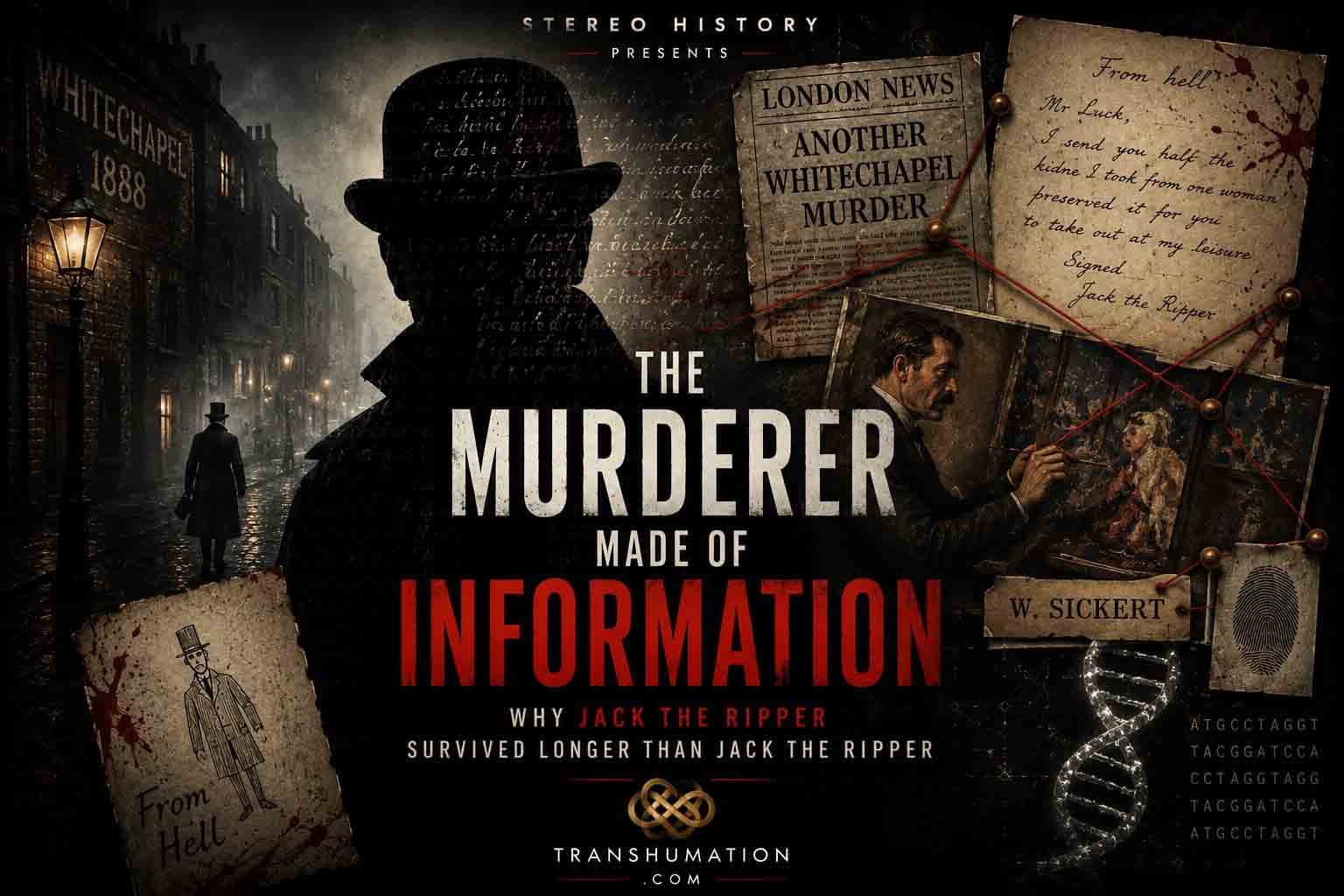 The Murderer Made of information Stereo History Article Cover Transhumation