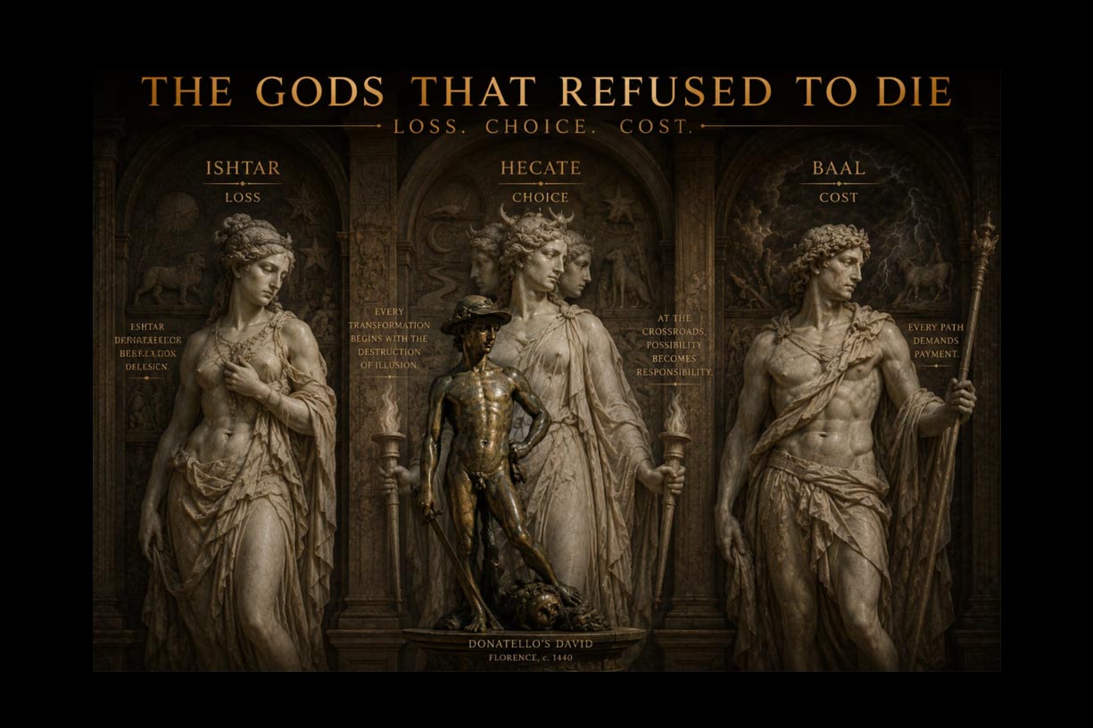 Three Gods That Rules Humanity Transhumation Forgotten Religion Article cover