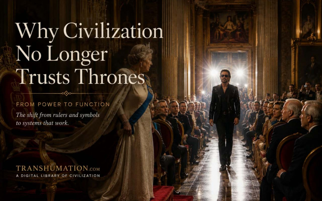 From Power to Function: Why Civilization No Longer Trusts Thrones