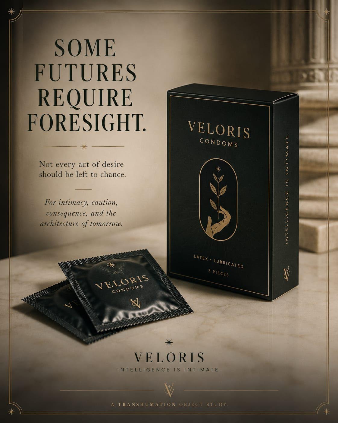 Condoms Fake Ad Transhumation Stereo Hisotry