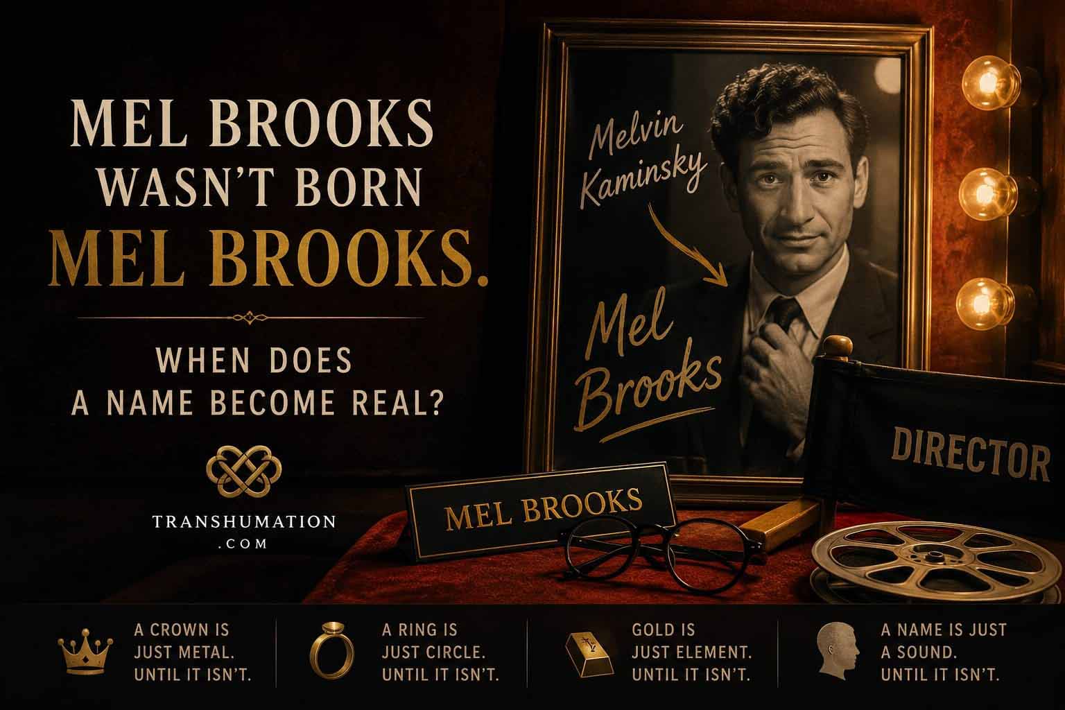 Mel Brooks Wasn't Born Mel Brooks Geometry of Meaning Transhumation Article Cover