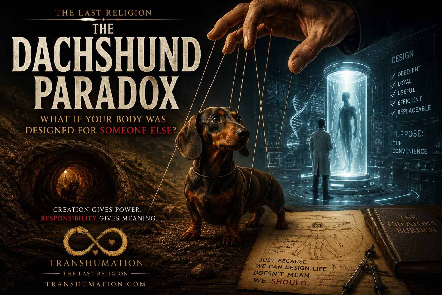 The Dachshund Paradox Last Religion Transhumation Article cover