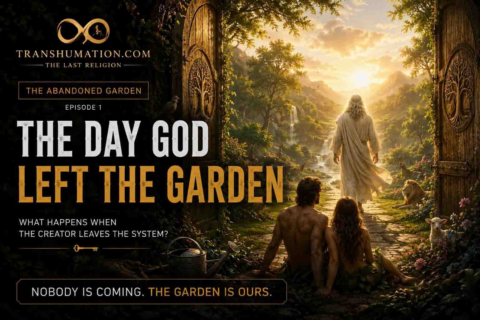 The Day God Left the Garden The Last Religion Transhumation Article Cover