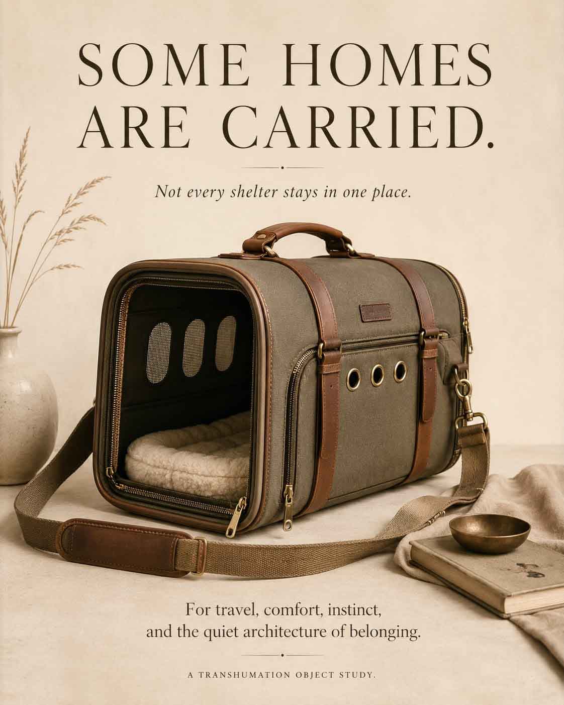 Transhumation Fake Ad Pet Bag
