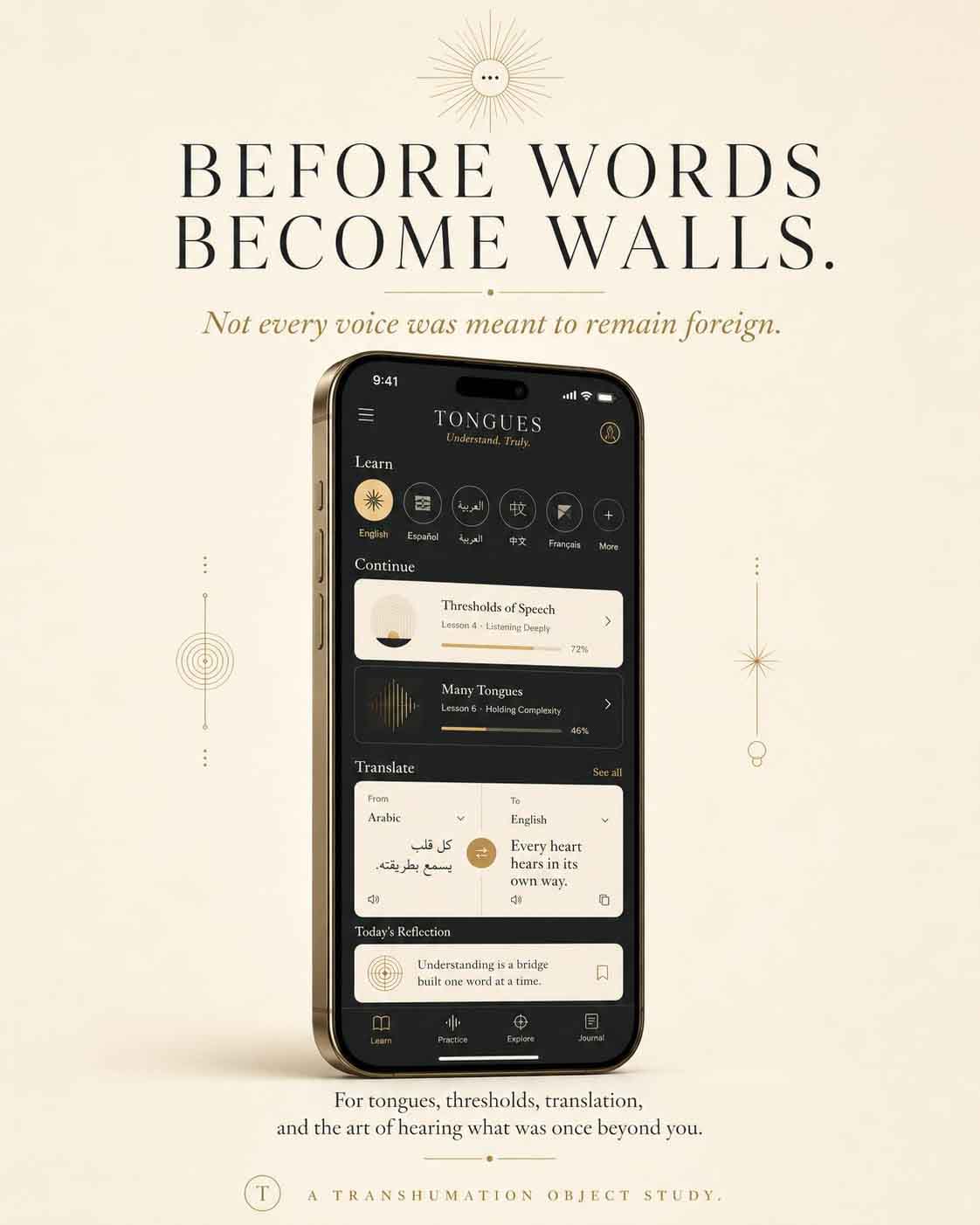 Transhumation fake Ad Phone Babel