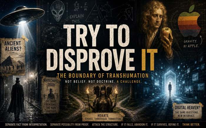 Try to Disprove It The Boundary of Transhumation Article Cover