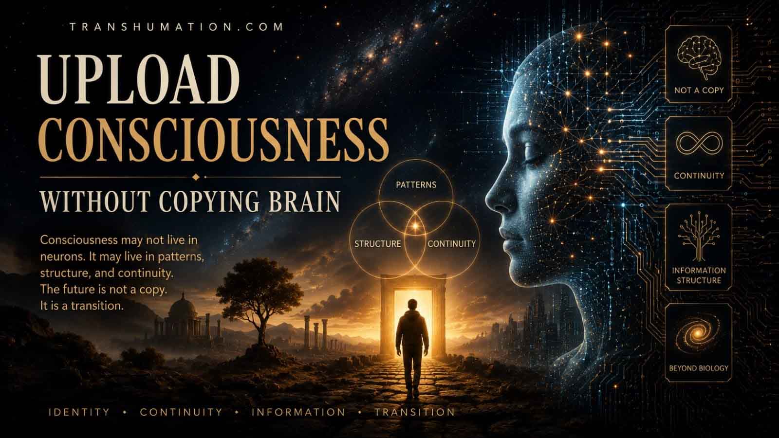 Upload Consciousness Article Cover Transhumation