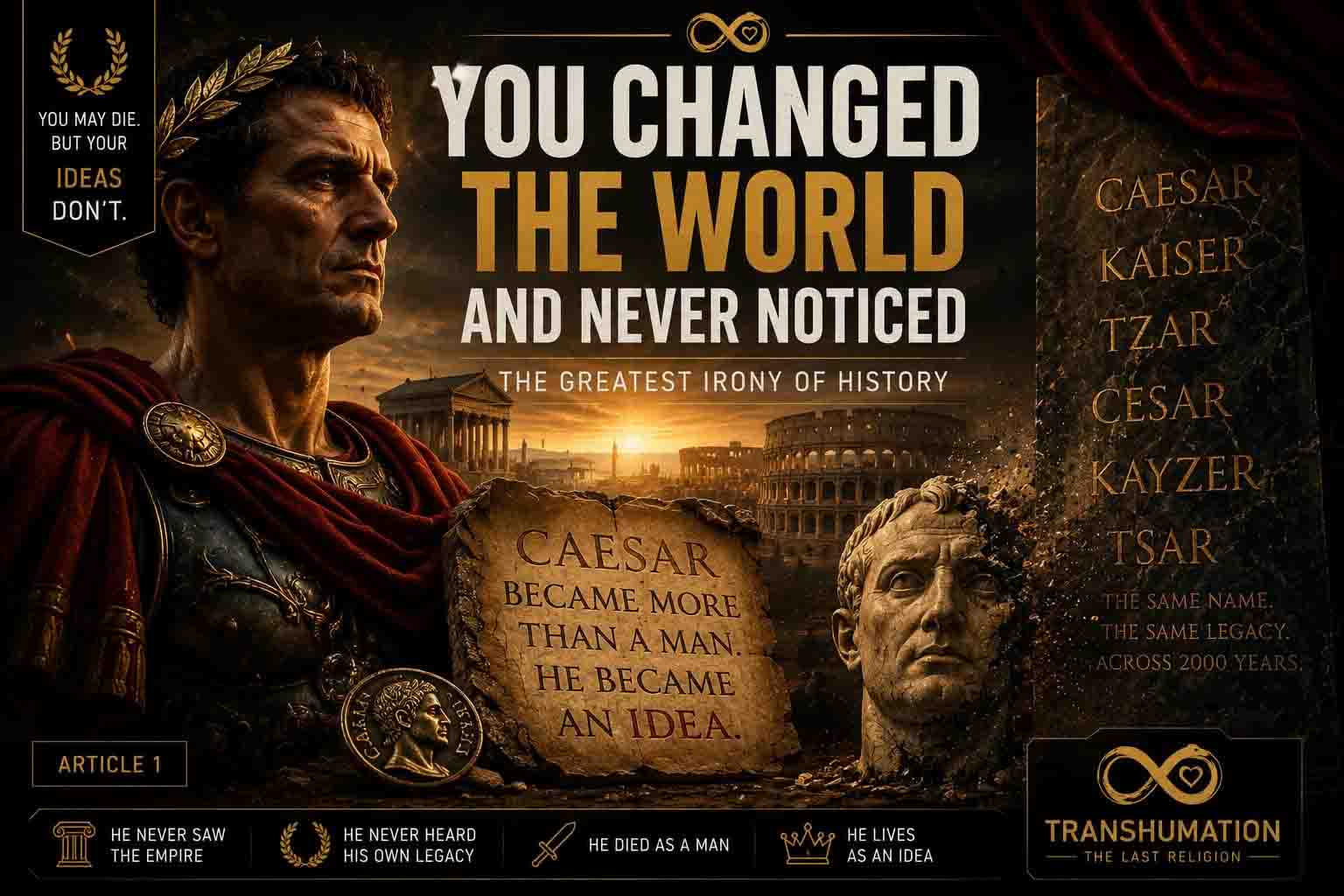 You Changed the World and Never Noticed Forgotten Religion Transhumation Article Cover