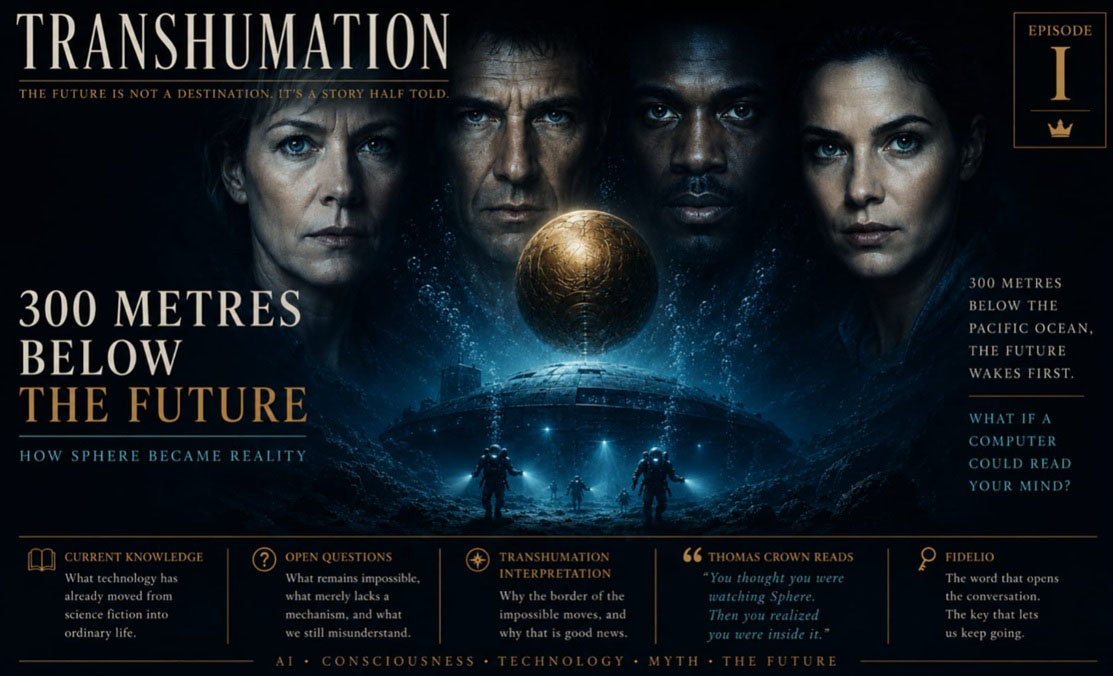 300 metres below the future Transhumation Article Cover episode 1