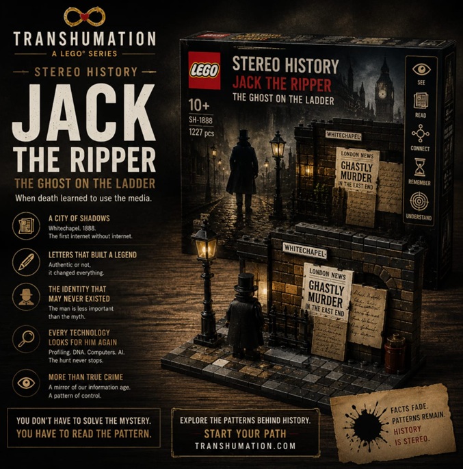 Jack the Ripper Transhumation Fake Ad Lego