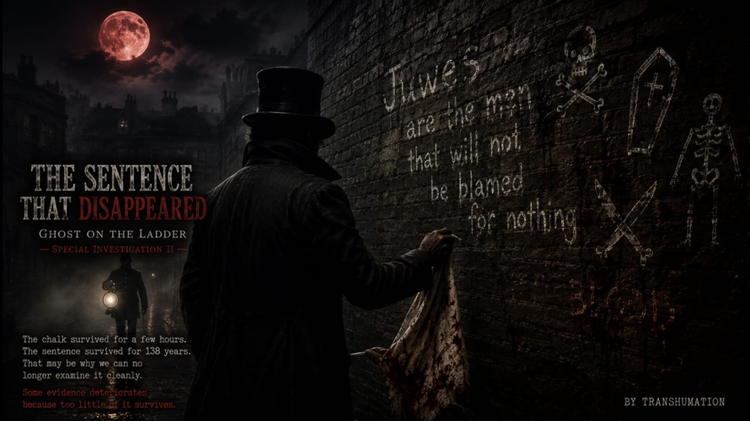 The Sentence That Disappeared Ghost odn the Ladder Transhumation Article Cover