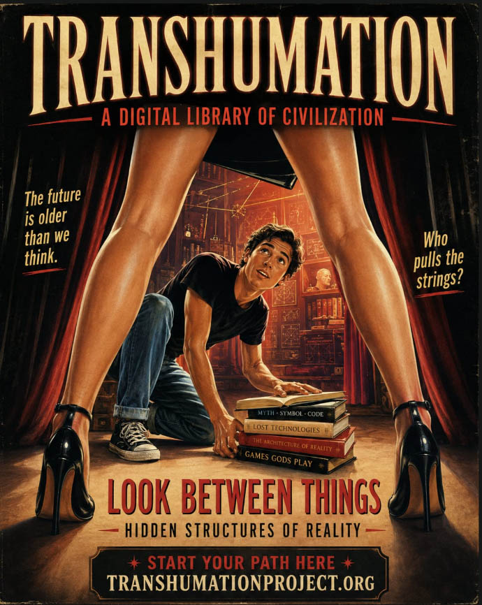 Transhumation Digital Library Fake Ad