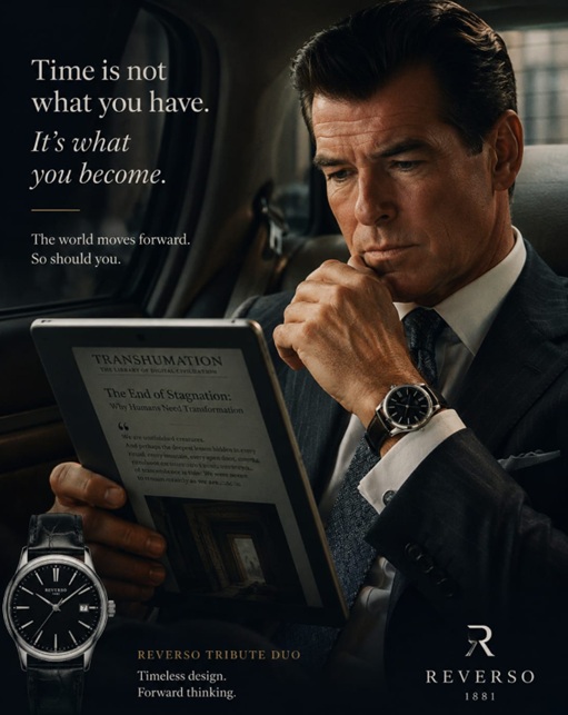 Transhumation Fake Ad Reverso Thomas Crown