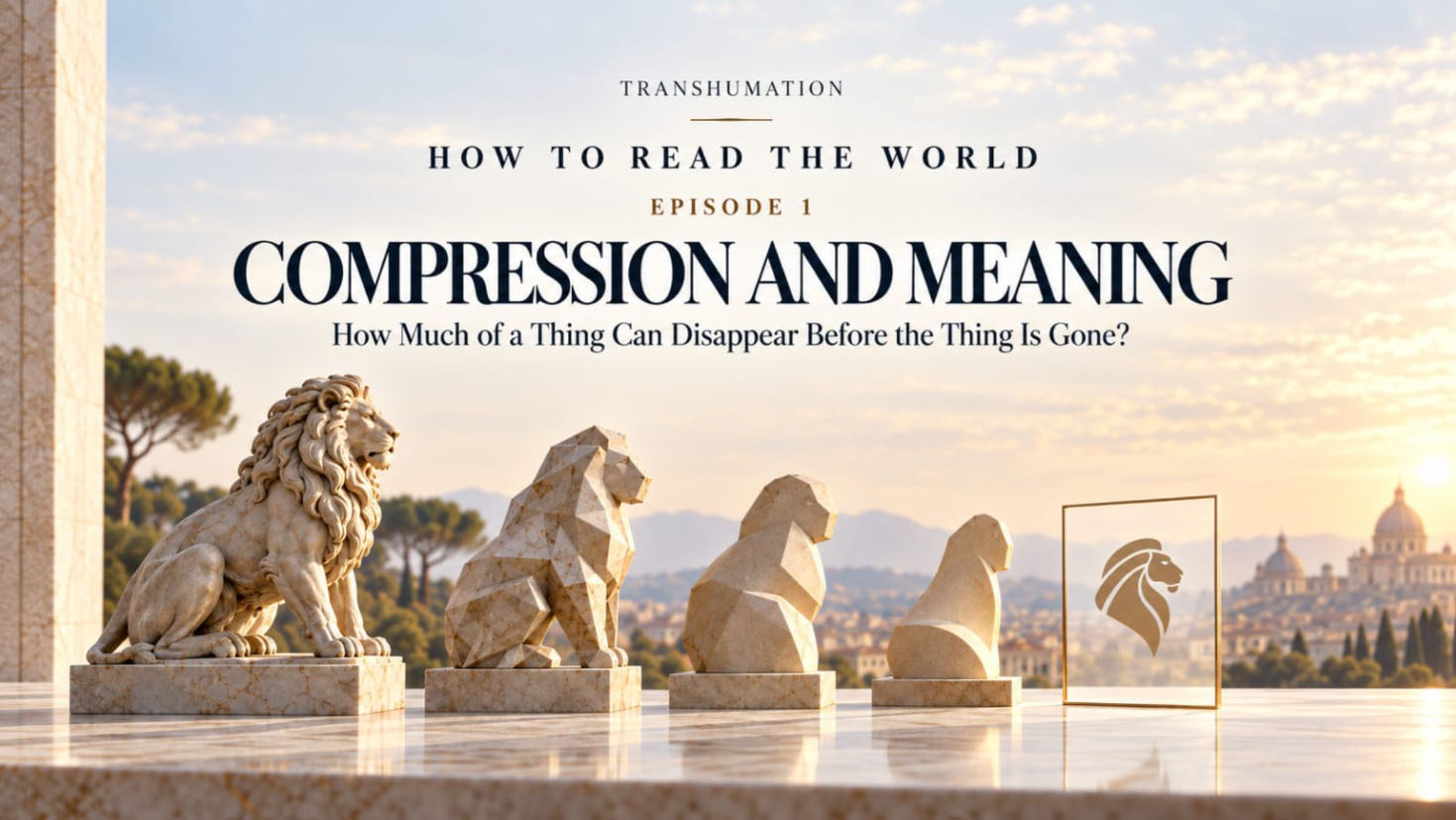 Compression and Meaning Transhumation Article Cover New Theurgy