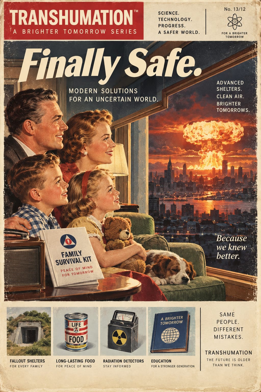 Fake Ad Transhumation Digital Library of Civilization Artifact Atomic Family