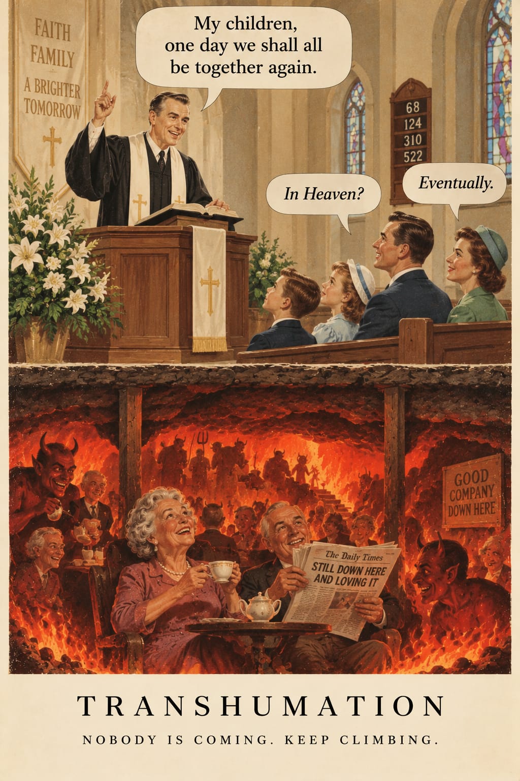 Fake Ad Transhumation Digital Library of Civilization Artifact See You in Hell 1