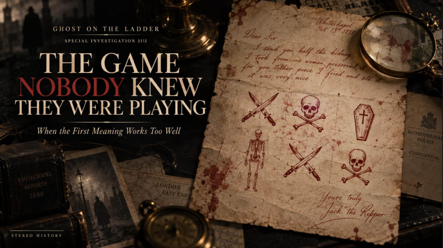 The Game Nobody Knew They Were Playing Jack the Ripper Transhumation Article Cover