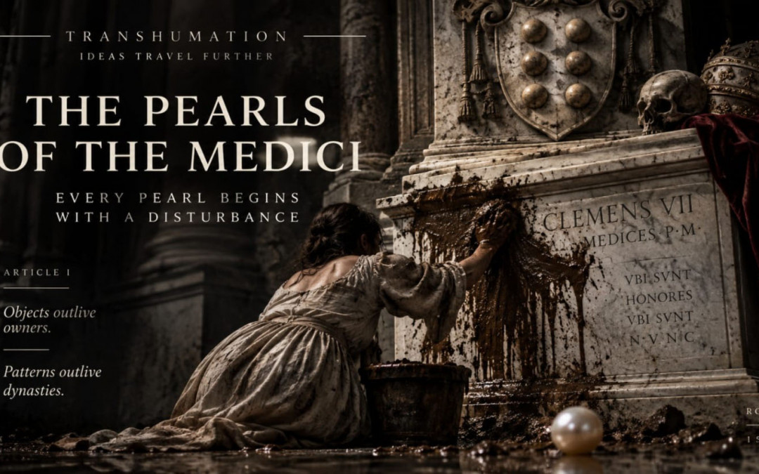 The Pearls of the Medici — Every Pearl Begins With a Disturbance