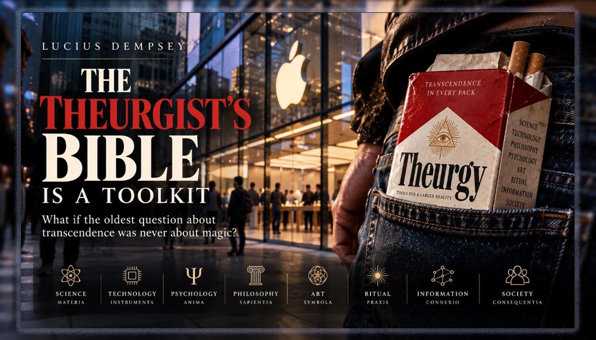 The Theurgists Bible Would Be a Toolkit New Theurgy Transhumation Article Cover