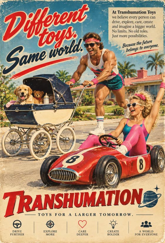 Transhumation Fake Ad Kids of the Future